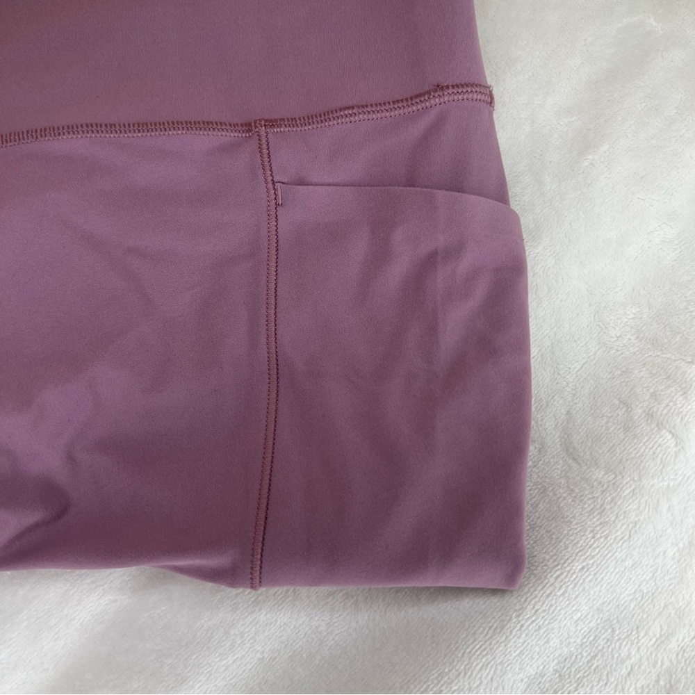 Athleta Salutation Stash Pocket 7/8 Tight XL Mauve - Picture 3 of 6